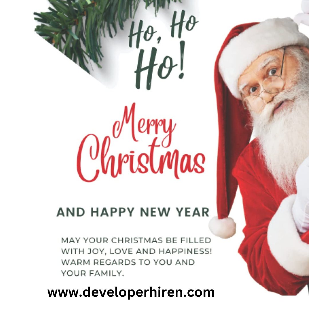 developerhiren's tweet image. 🎄✨ Merry Christmas! ✨🎄
Grateful for the connections, challenges overcome, and successes achieved this year. Wishing you and your loved ones a season filled with love, joy, and laughter.
Let’s carry the spirit of kindness into 2025. 🌟
#MerryChristmas #HAPPYHOLIDAYS