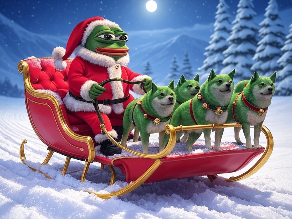 pepecoineth's tweet image. Merry Christmas and a Happy New Years from $PEPE

Endless blessings and abundance to all 🐸🎄🎁