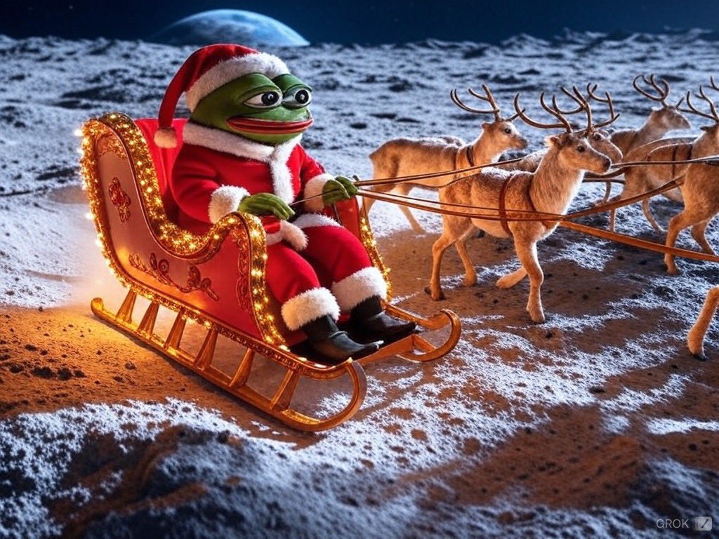 pepecoineth's tweet image. Merry Christmas and a Happy New Years from $PEPE

Endless blessings and abundance to all 🐸🎄🎁