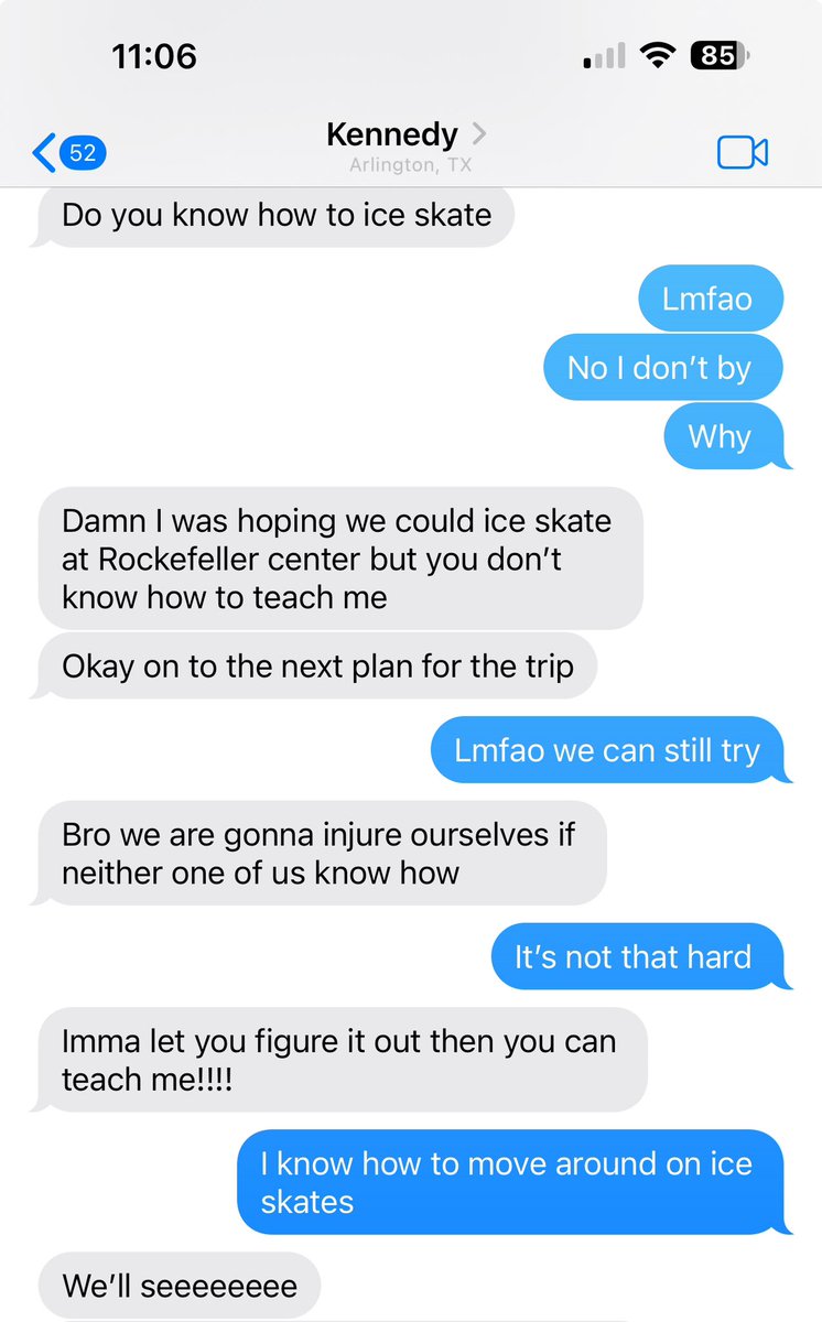 Barrington_14's tweet photo. Merry Christmas ❤️

I know there has been lot of love shown, but I did want to clear the air so we don’t take away from the special moment we shared. 

Text from my fiancé from earlier this year. She asked to go ice skating which is where the idea came from. https://t.co/YH0crB16OQ