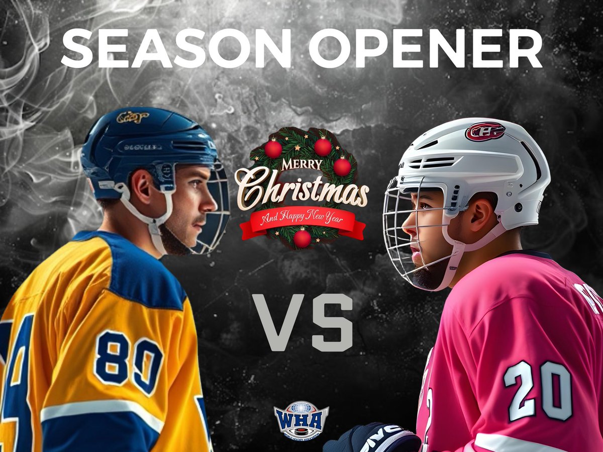 WHAhockeynews's tweet photo. Season starts Today! The raining Kain Cup winners Peg City Reapers host the Eritrean Minions for a Christmas day Season Opener. Watch on RSPN @ 3:30pm CT https://t.co/Uswac7UVZt