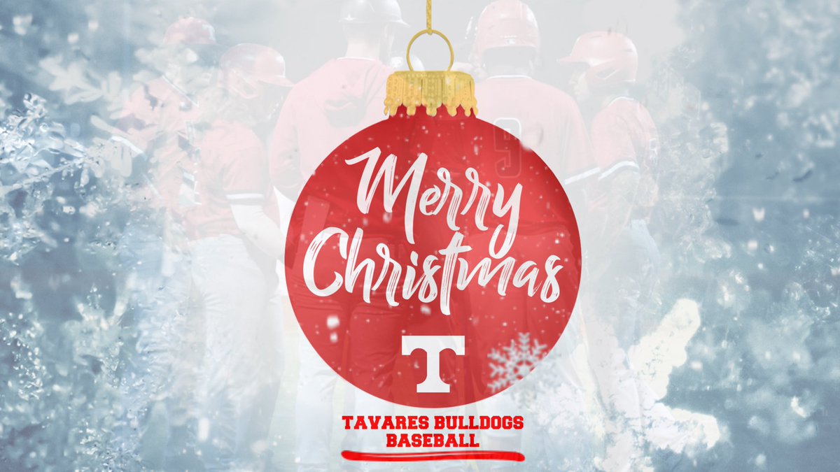 From our Bulldogs Baseball family to yours, we want to wish you and your family a Merry Christmas! 🔴⚪️ #TavaresBaseball #BulldogsBaseball