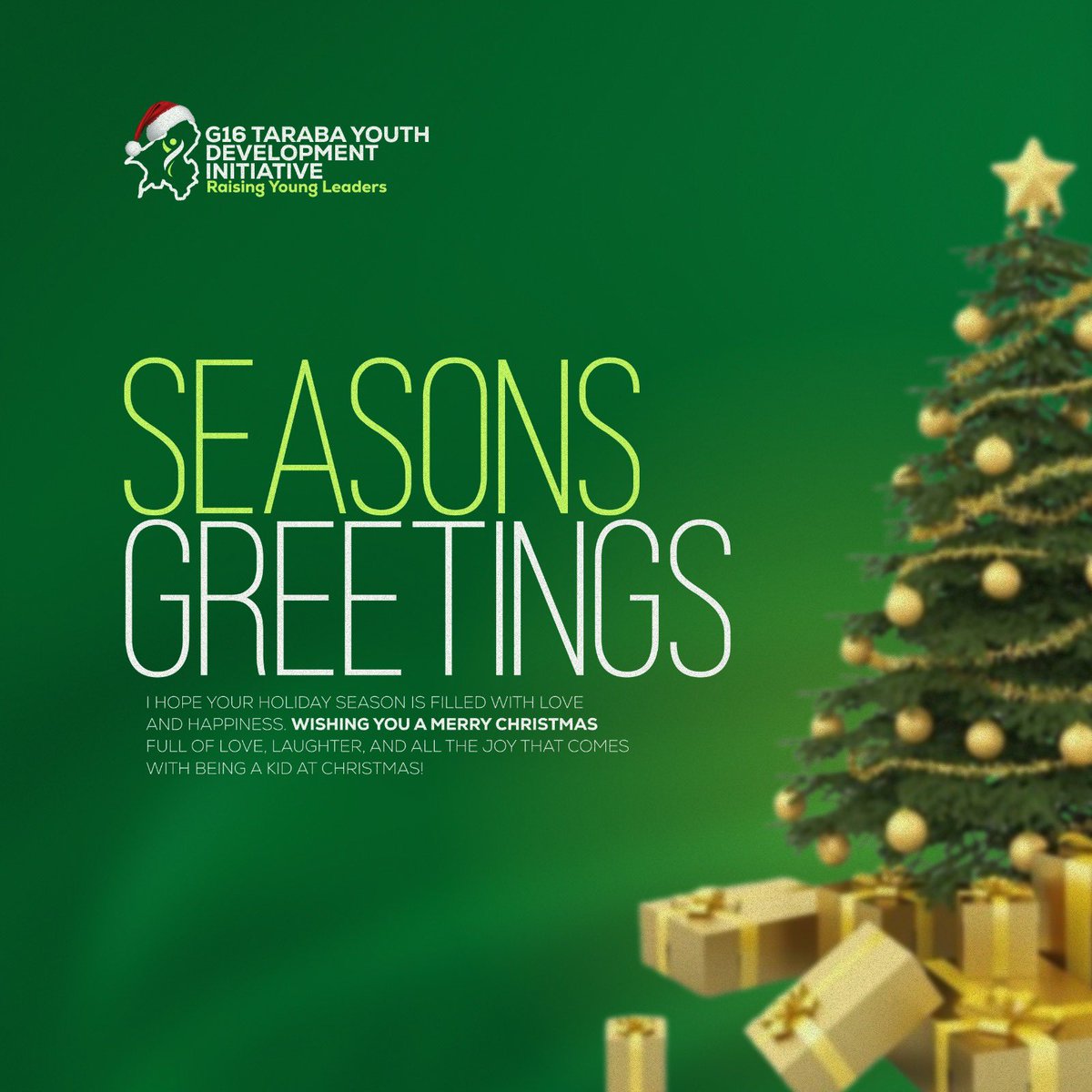 YouthTaraba's tweet photo. Complements of the season🎁🎊 https://t.co/6lDn4mia9R