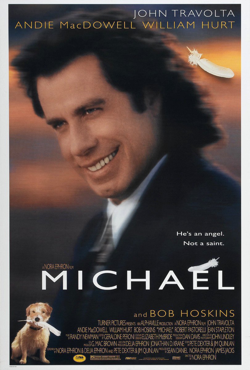 FilmNewsNos's tweet photo. 🎬MOVIE HISTORY: 28 years ago today December 25, 1996 the movie ‘Michael’ opened in theaters!
#JohnTravolta #AndieMacDowell #WilliamHurt #BobHoskins #RobertPastorelli #JeanStapleton #TeriGarr #WallaceLangham @JoeyLaurenAdams @Richard_Schiff @carlagugino #TomHodges @newlinecinema https://t.co/WsmVZw10Vx
