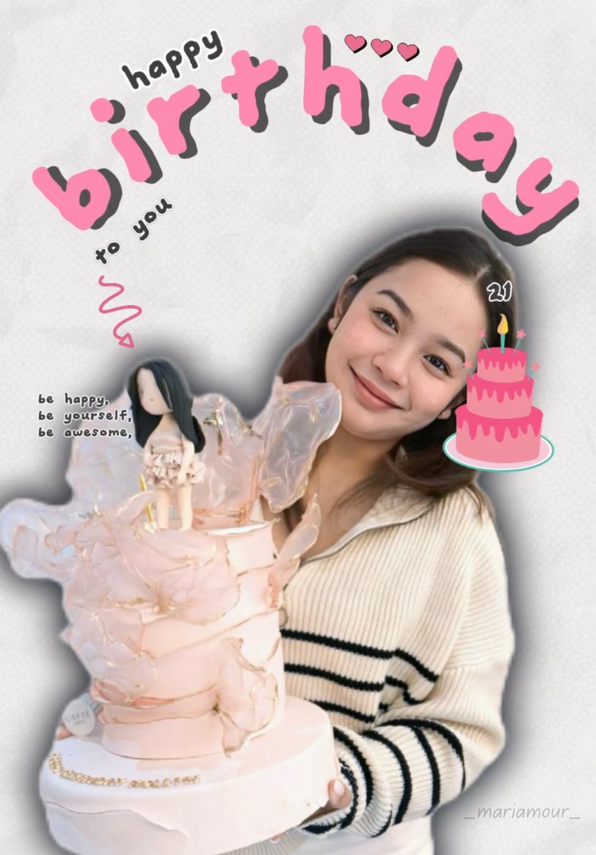 _mariamour_'s tweet photo. Happy birthday, Kolette! We are so proud of the amazing person you’ve become. Always know that we’ve got your back. Keep being kind and grounded, and here's to more exciting projects and achievements in the coming year. 

Cheers to you! @kolettemadelo 

HAPPY KOLETTE DAY
#HappyBirthdayKolette