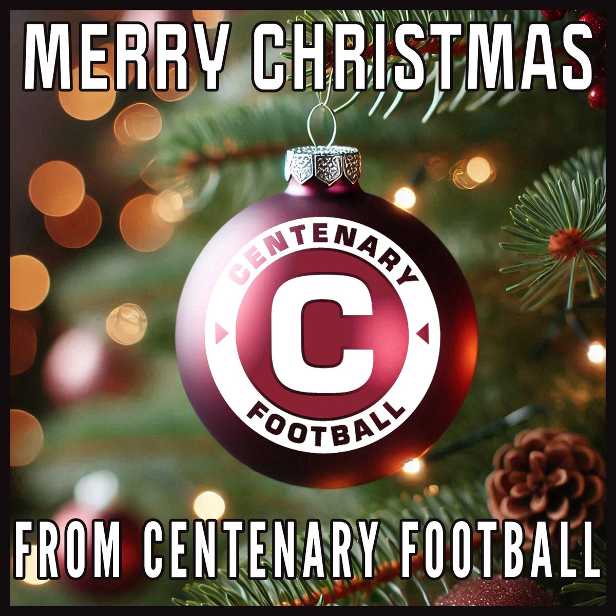 Wishing you a Merry Christmas from Centenary Football!