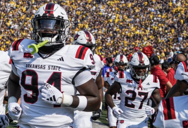 Three to play three, Arkansas State DL Brian Alston <a href="/Brian17Alston/">Brian Alston</a> entering transfer portal. 

recruitingnewsguru.com/three-to-play-… #TransferPortal