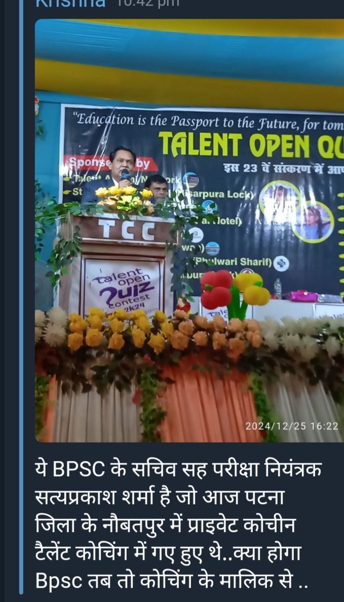 tangledknot_'s tweet photo. @ANI Bpsc ka member kyun jata hai private coaching ke function maine? https://t.co/RCFXuWvq5T