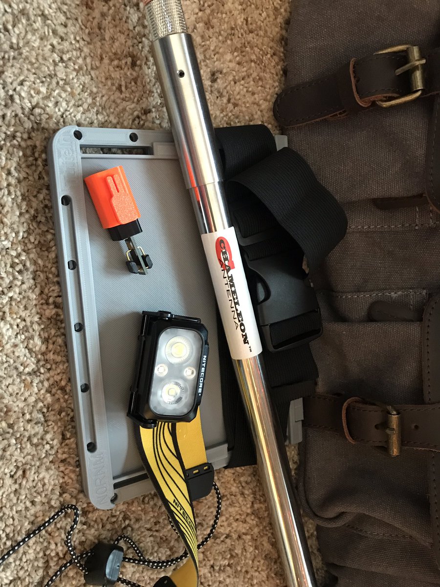 Merry POTA Christmas. The XYL gave me a <a href="/tuftelndotnet/">Tufteln Antennas</a> Kneeboard, <a href="/N6ARAElectronic/">N6ARA</a> mini paddles and a 25’ Chameleon whip. Does she want me to get if the house more often?