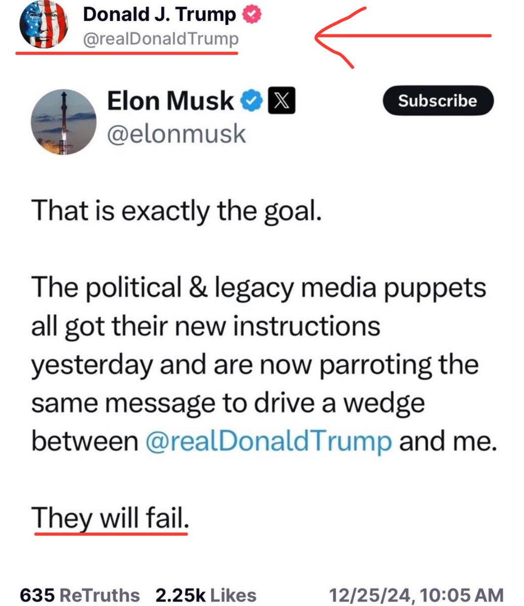 TheSonOfWalkley's tweet image. BREAKING: TRUMP AGREES WITH ELON THAT LEGACY MEDIA WILL “FAIL” TO DRIVE WEDGE BETWEEN THEM 👀 $TSLA

Trump and Elon friendship is too strong !