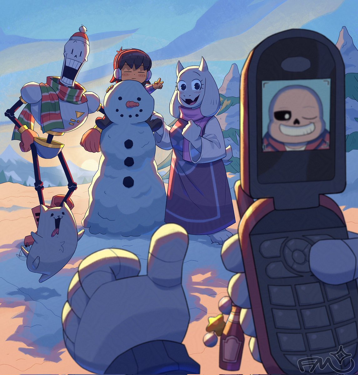 You think it's so fucking funny huh...
Merry Christmas! ⭐☃️
#undertale