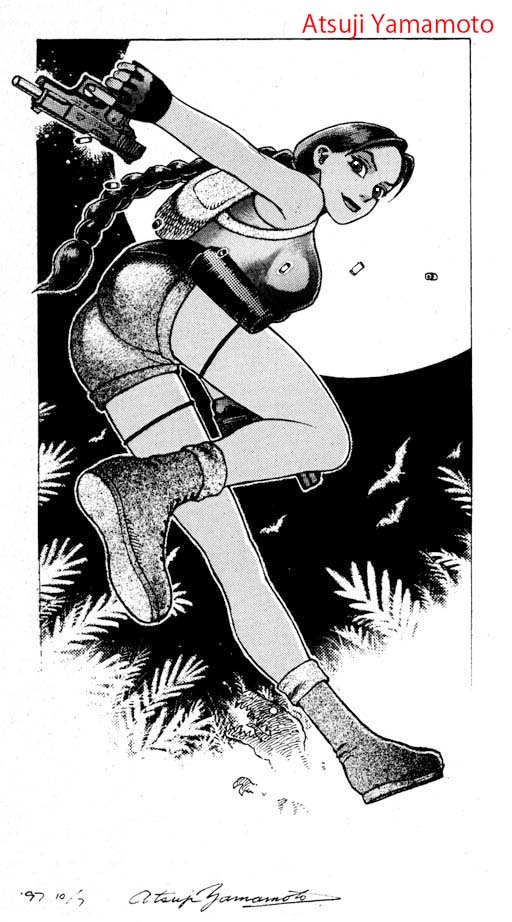 @AlanHeller Mary Christmas! My Tomb Raider illustration was done in 1997 as a special project for a magazine. Thank you♪ 