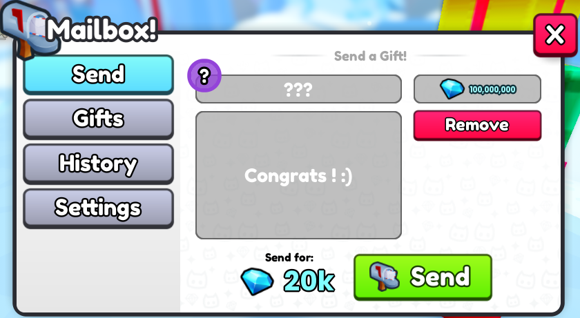 Don't worry PS99 players, i didn't forget about you 😉

Prize : 100m gems

To enter :
- Follow <a href="/MaitreKouki/">Rayzox</a>
- Like/Retweet this post
- Reply with your Roblox username

Ends in 3 days

#roblox #petsim99