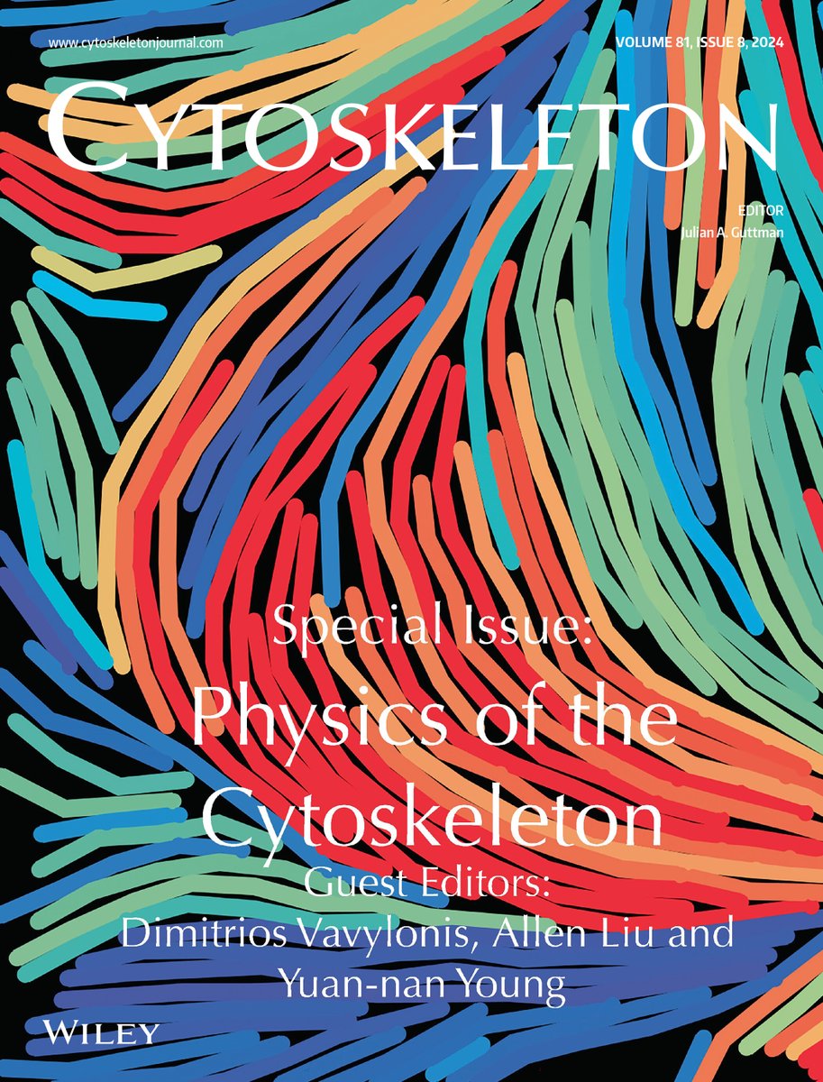 Cytoskeleton Journal (@cytoskeljournal) on Twitter photo YEARLY RECAP. Today we have the August 2024 issue of #CYTOSKELETON <a href="/CytoskelJournal/">Cytoskeleton Journal</a>. This #SpecialIssue on the #PHYSICS OF THE CYTOSKELETON was a huge hit when it came out! Loaded with #openaccess papers. Check it out here: onlinelibrary.wiley.com/toc/19493592/2… <a href="/DVavylonis/">Dimitris Vavylonis</a> YEARLY RECAP. Today we have the August 2024 issue of #CYTOSKELETON <a href="/CytoskelJournal/">Cytoskeleton Journal</a>. This #SpecialIssue on the #PHYSICS OF THE CYTOSKELETON was a huge hit when it came out! Loaded with #openaccess papers. Check it out here: onlinelibrary.wiley.com/toc/19493592/2… <a href="/DVavylonis/">Dimitris Vavylonis</a>