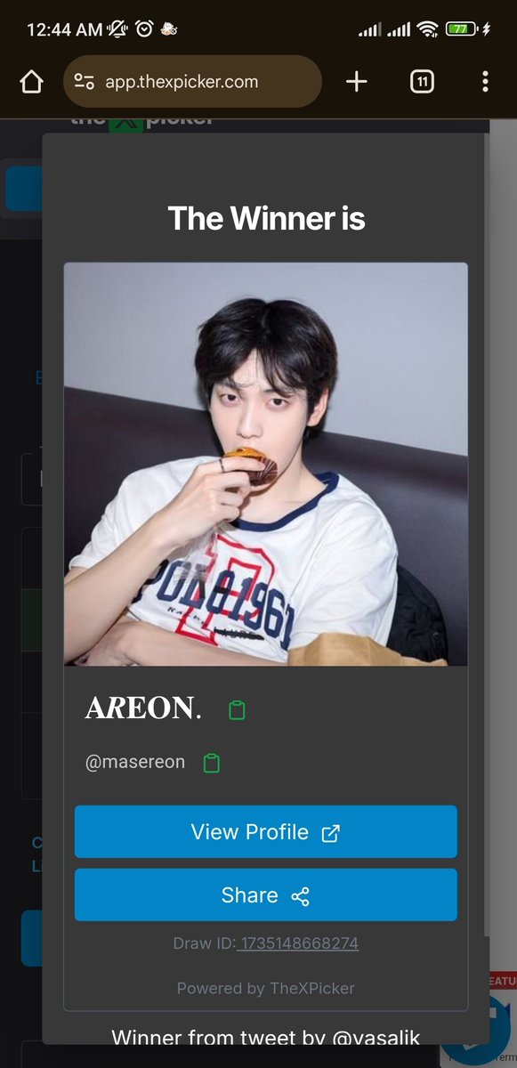 shavioza's tweet photo. Selamat yaa, @masereon !

Ayo card gamenya diclaim boleh qrt/dm aku, ditunggu 3 menit dari sekarang! https://t.co/9kz7vIVzuD