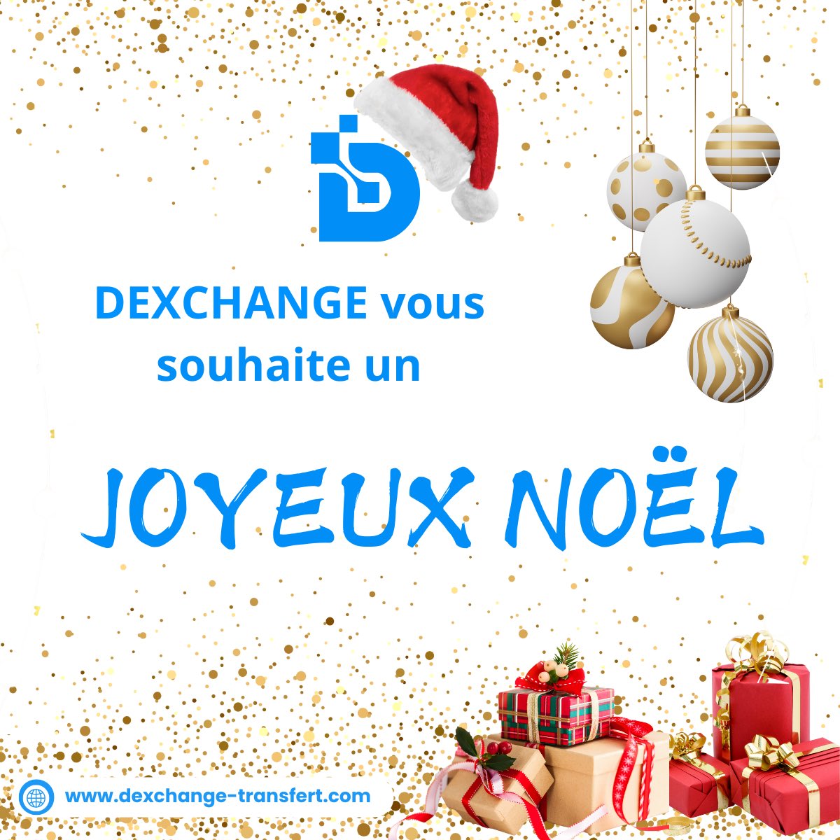 🎄✨ Célébrez Noël avec Dexchange ! 🎁

Simplifiez vos transferts d’argent pour les fêtes grâce à Dexchange :
💸 Rapide, sécurisé et pratique.
🌍 Disponible pour Orange Money, Wave, Yas, et plus encore.

Ne laissez rien freiner vos échanges ! Rendez-vous sur