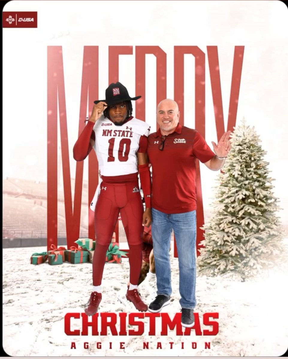 Jaylen “Showtime” Patterson (@showtime10x) on Twitter photo My gift to <a href="/NMStateFootball/">New Mexico State Football</a> is to:
*Ride for the brand
*Trust the process
*Be dedicated
*Be a leader
*Compete
*Win
HAPPY HOLIDAYS EVERYONE!!! My gift to <a href="/NMStateFootball/">New Mexico State Football</a> is to:
*Ride for the brand
*Trust the process
*Be dedicated
*Be a leader
*Compete
*Win
HAPPY HOLIDAYS EVERYONE!!!