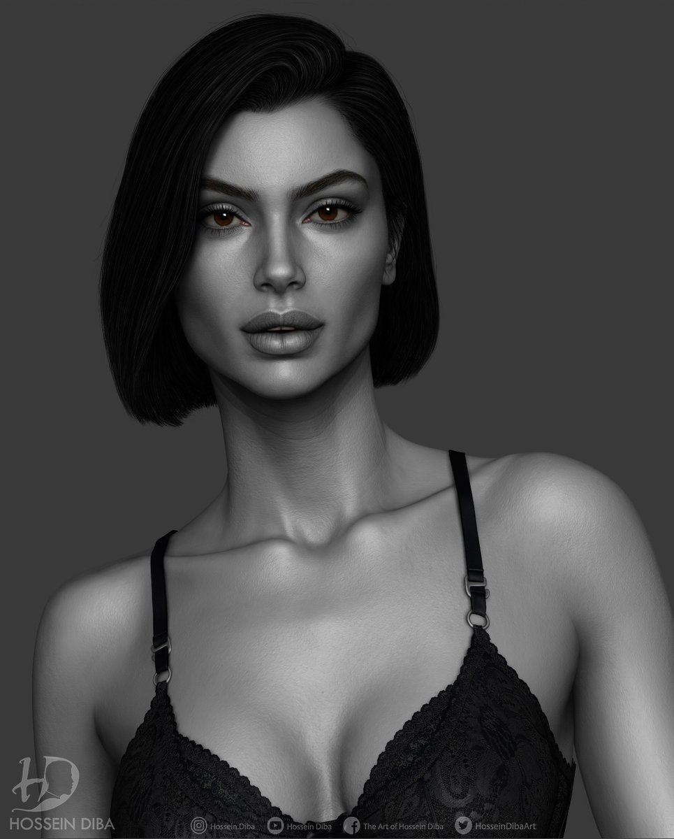 HosseinDibaArt's tweet image. Meet Fatal Charm, one of my latest creations. She’s a masterful assassin, blending elegance and deadly precision like no other. With confidence and poise, she executes her missions flawlessly before disappearing without a trace. #3dart #characterdesign