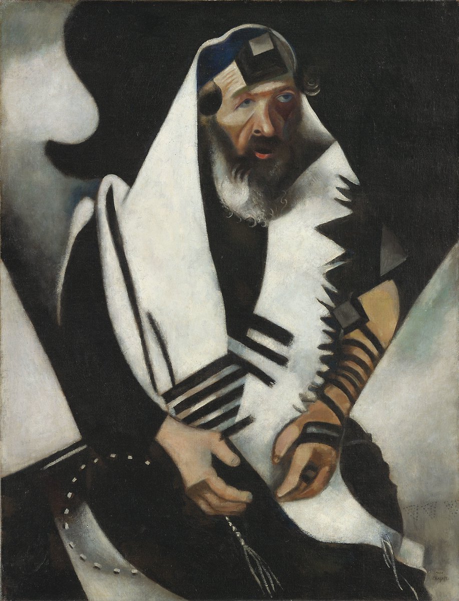 artistchagall's tweet photo. The Praying Jew #artbots #chagall https://t.co/BCU5JdClwv
