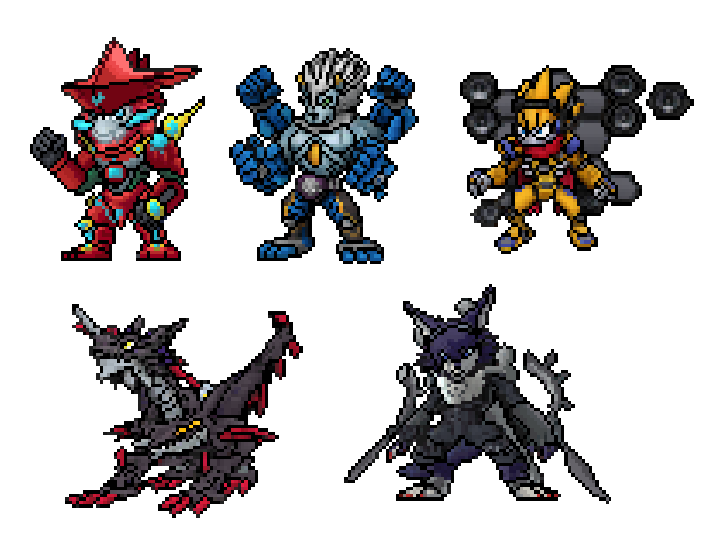 otro_jorch's tweet photo. Appmon perfect levels

#Globemon #Oujamon #Entermon #Revivemon #Shutmon #VITALBRACELET #pixelart #DigimonStoryOlymposXII #fanart #デジモン #fangame #Digimon 

Their ultimate forms will be posted soon, they're the last part of the ultimate section in the "Digidex" https://t.co/zSKo23vaqA