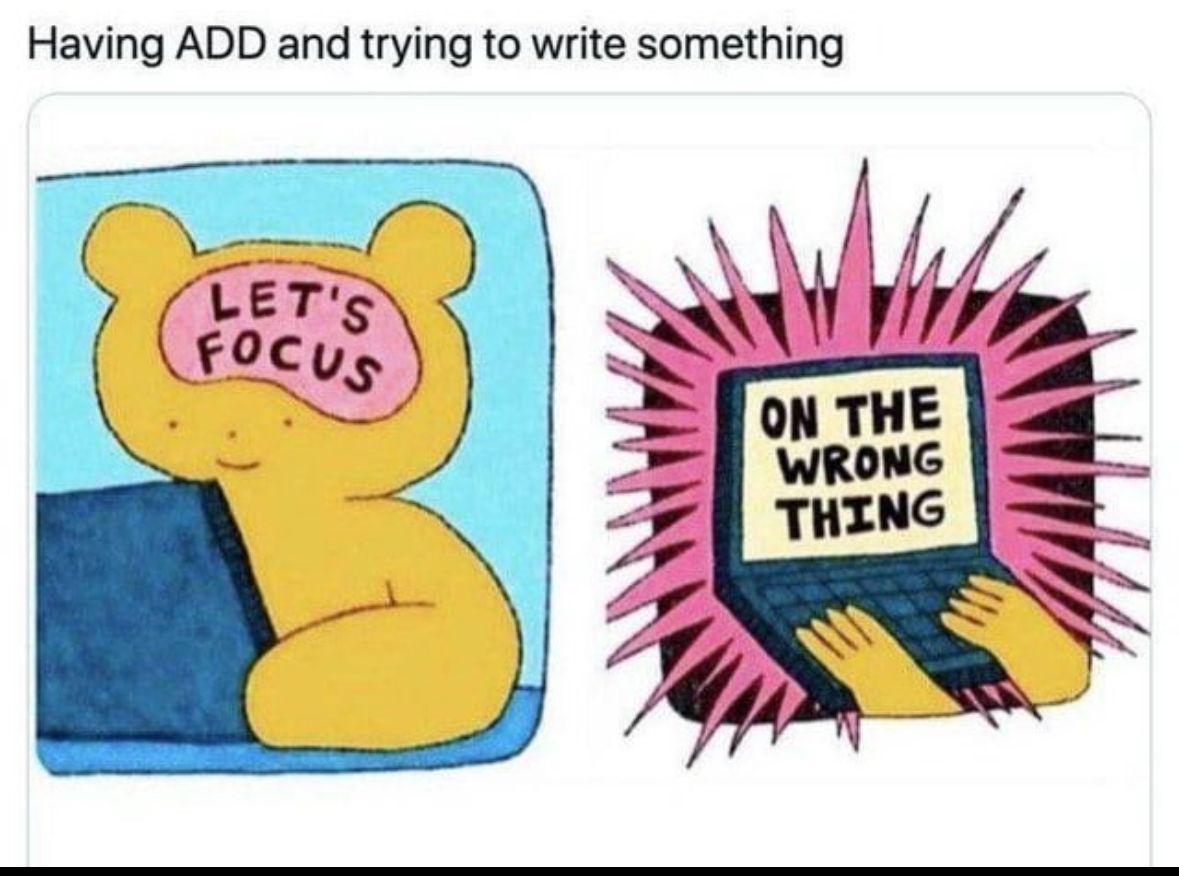 ADHDForReal's tweet photo. https://t.co/3e9V5GtTsw