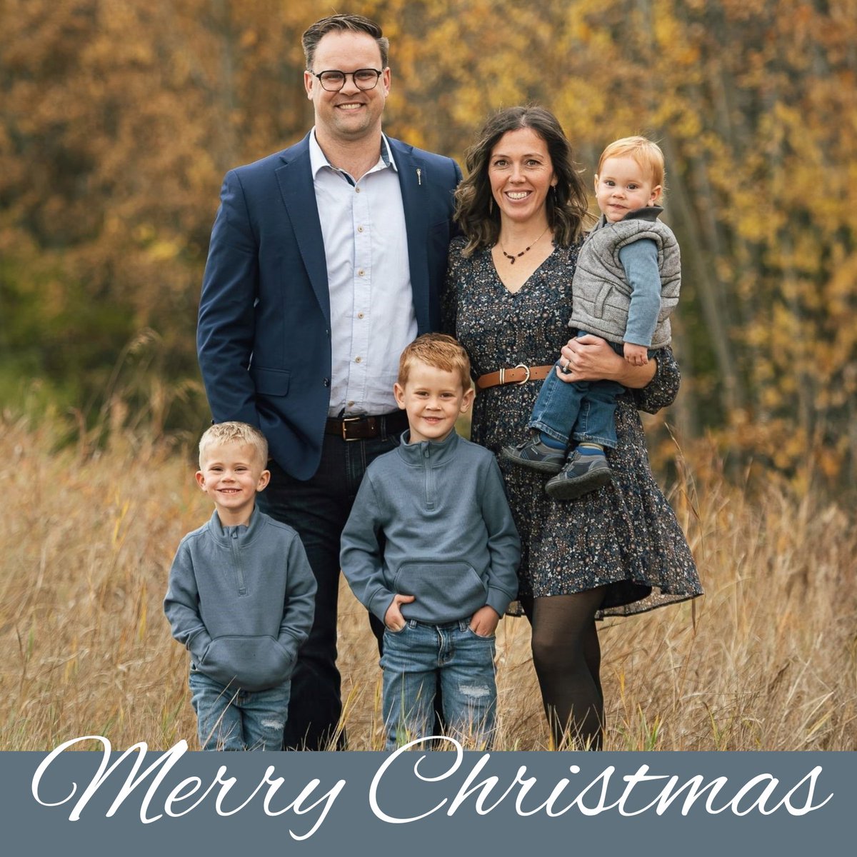 Wishing you peace and joy this holiday season, and may God bless you in the coming year. From our family to yours, Merry Christmas!