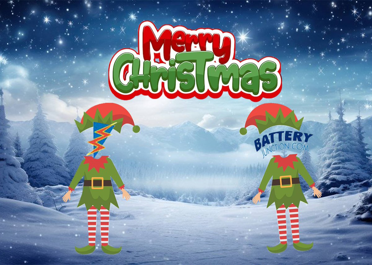 Merry Christmas and Happy Holidays from us at Battery Junction! 🎄🎁🔋

#happyholidays #christmas #flashlight