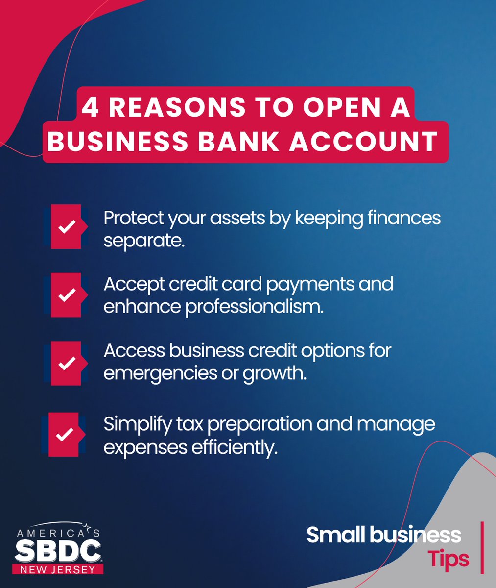 Your business deserves financial clarity and security! 💳

Keep your personal and business finances separate, accept credit card payments for a professional touch, and access credit options to fuel growth. Simplify tax prep and focus on what you do best—growing your #business! 💼
