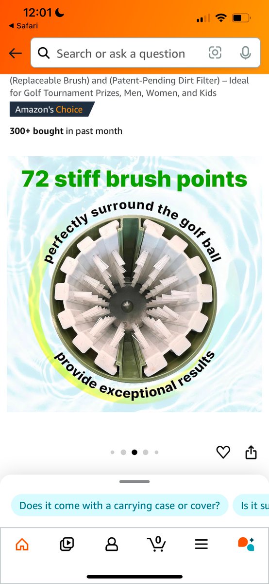 AdJoeyAms's tweet photo. @NoLayingUp The Wiz Bottle, a “portable, tool-free golf ball cleaner washer.” Will let folks draw their own conclusions based on the parts, instructions, and promise of exceptional results https://t.co/kVFMgkAEwr