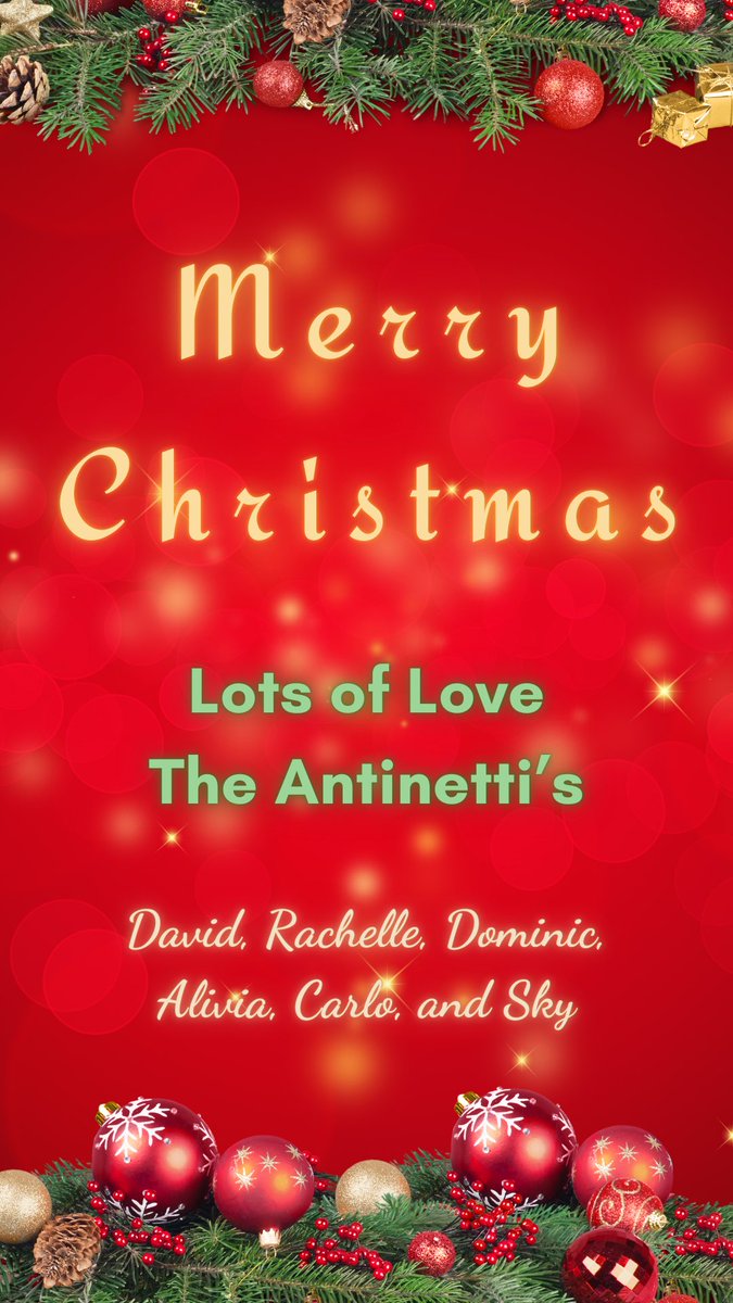 Merry Christmas! <a href="/N2AG/">Rachelle</a> <a href="/DAntinetti/">Dom Antinetti ✞</a> <a href="/antinetticarlo/">Carlo Antinetti</a>