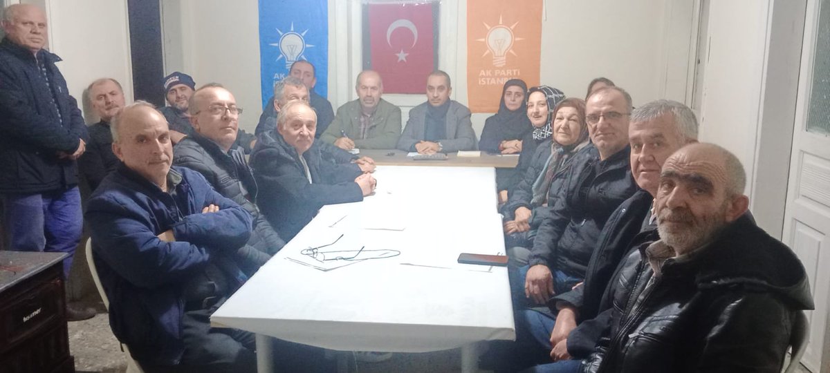 Mimarsinan mahallesi haftalık toplantımız