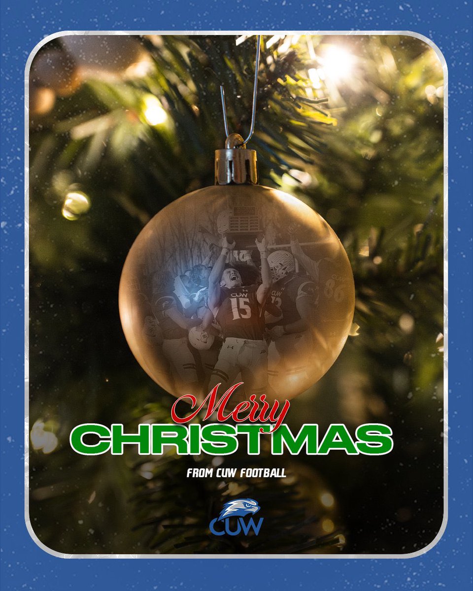 Happy Holidays!! <a href="/jfederico8/">Coach Federico</a> <a href="/CUWFB/">CUW Falcon Football</a> <a href="/CUWFalcons/">Concordia Wisconsin Falcons</a>