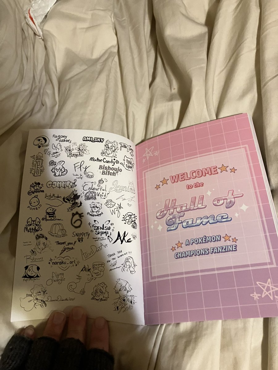 <a href="/HallofFameZine/">Hall of Fame Zine 🌟 Leftovers CLOSED!</a> Got my copy a couple of days ago, so sorry for the belated thanks, but thanks for allowing me the chance to own a copy of this wonderful and amazing book! Have a Merry Christmas!