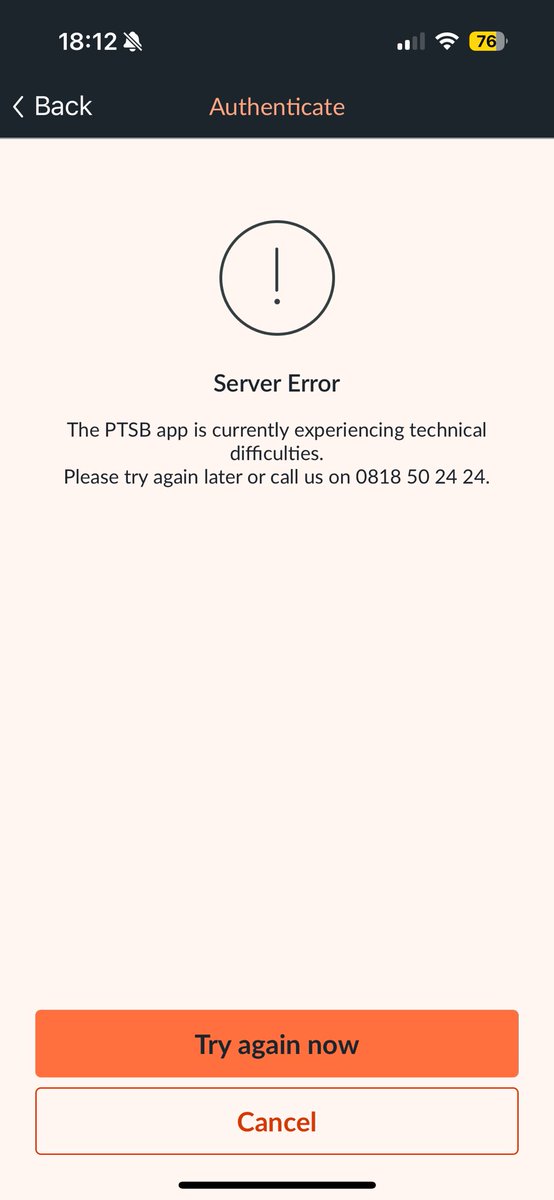 deerafdun's tweet photo. @AskPTSB down again??? https://t.co/lR1brGxF5q
