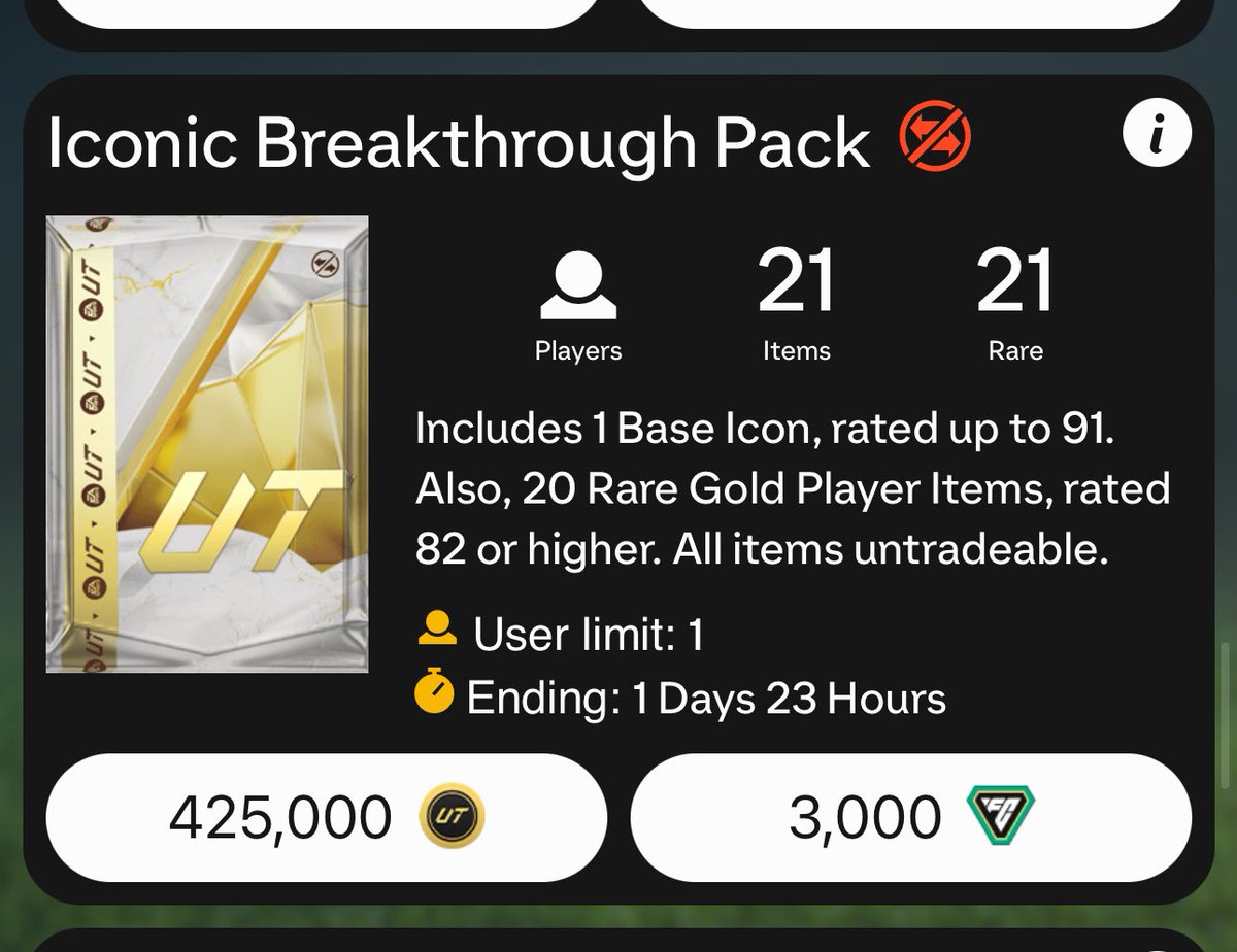 fut_trader_D's tweet image. 🚨 ~ 𝐗𝐌𝐀𝐒 𝐂𝐀𝐋𝐄𝐍𝐃𝐀𝐑 - Day 5 - CHRISTMASSSSS🎉

WHO WANTS THESE PACKS FOR FREE?!

2X packs + 1X discord spot for #FC25 -
3 WINNERS🎄

Follow @UTcoinMerchant &amp;amp; me ✅

RT this post ✅

Winner chosen by tomorrow #EAFC25👇