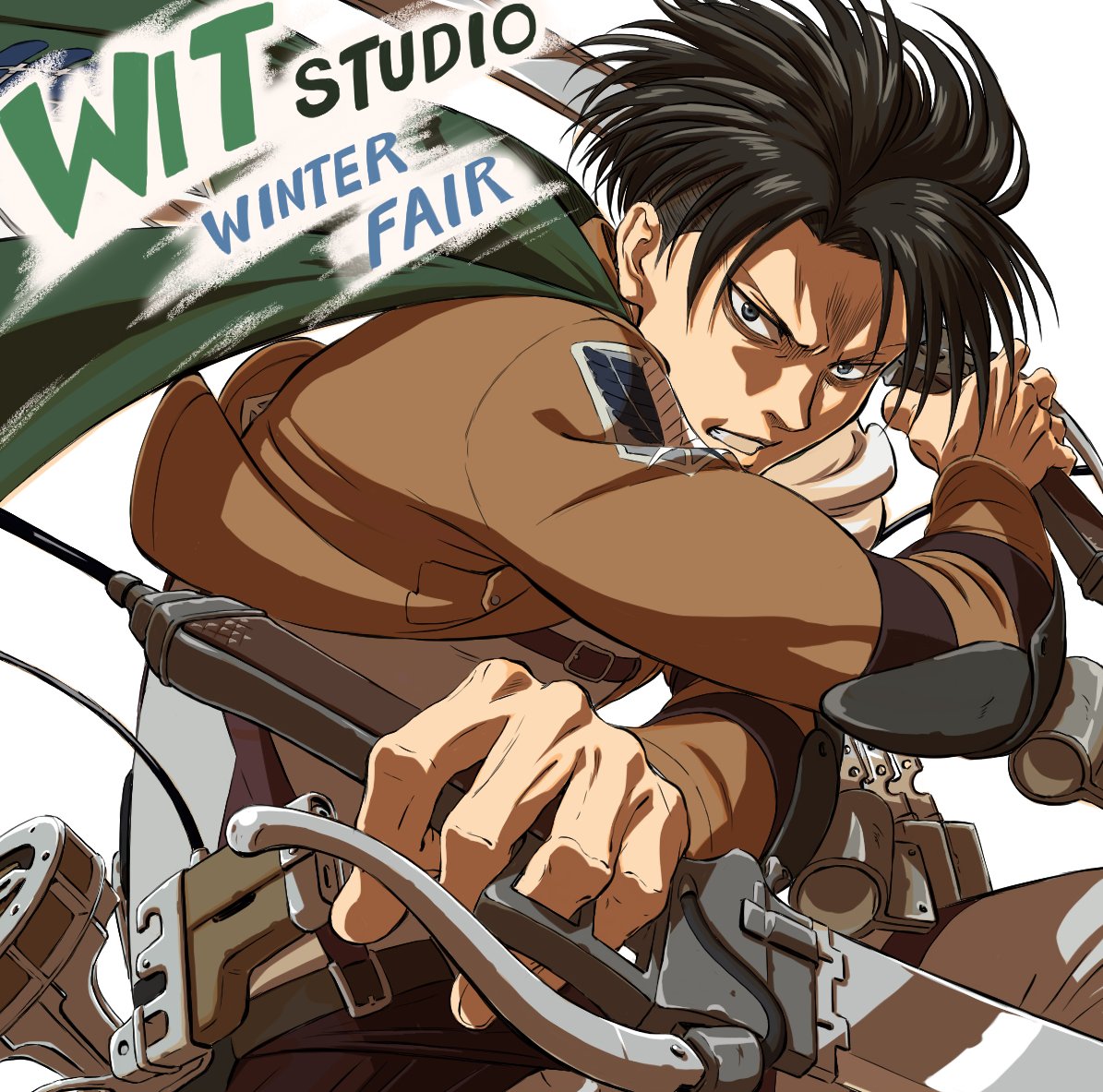 New Levi Ackerman illustration by WIT Studio. The studio was in