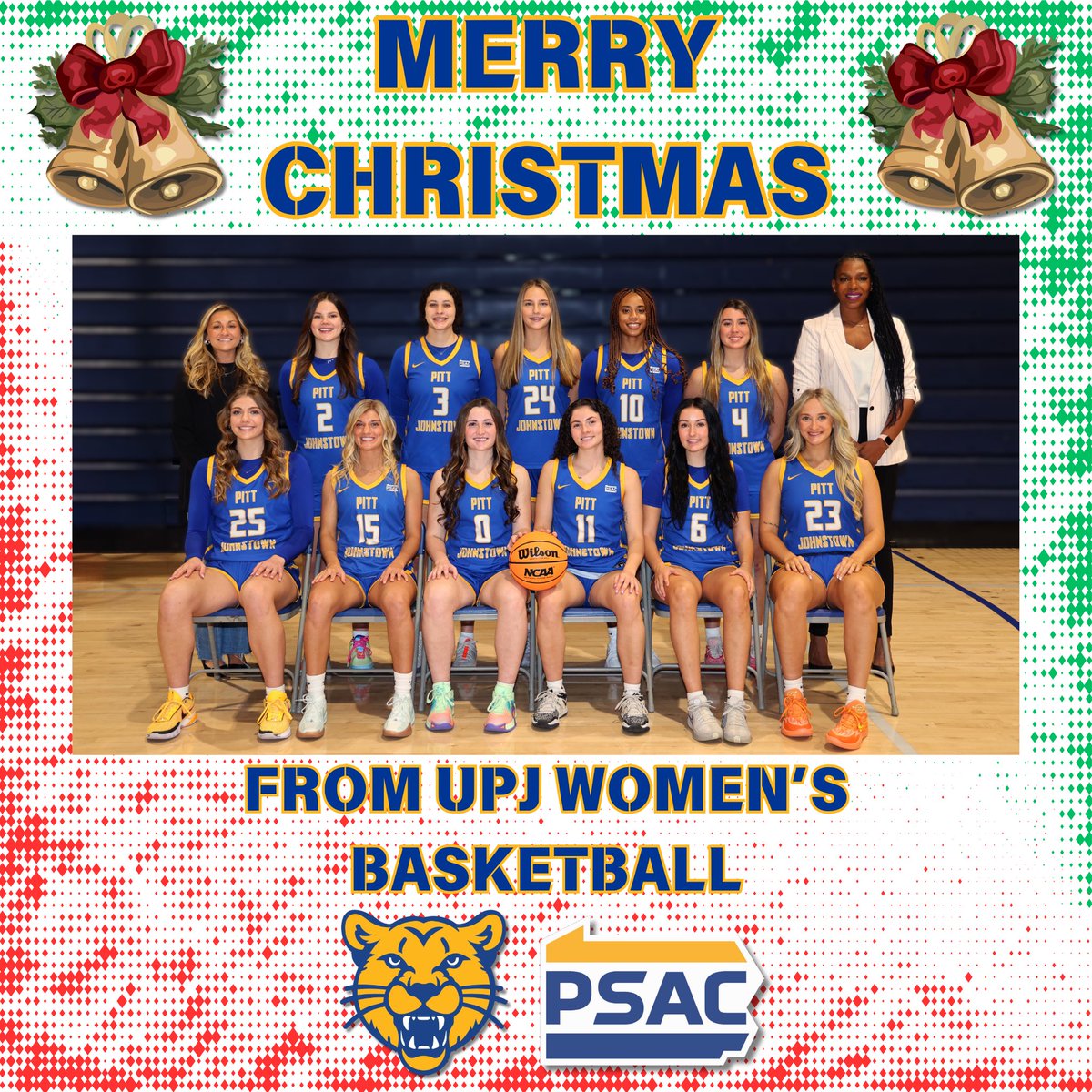 Merry Christmas from Mountain Cat Women's Basketball!!🐱🏀🎄
