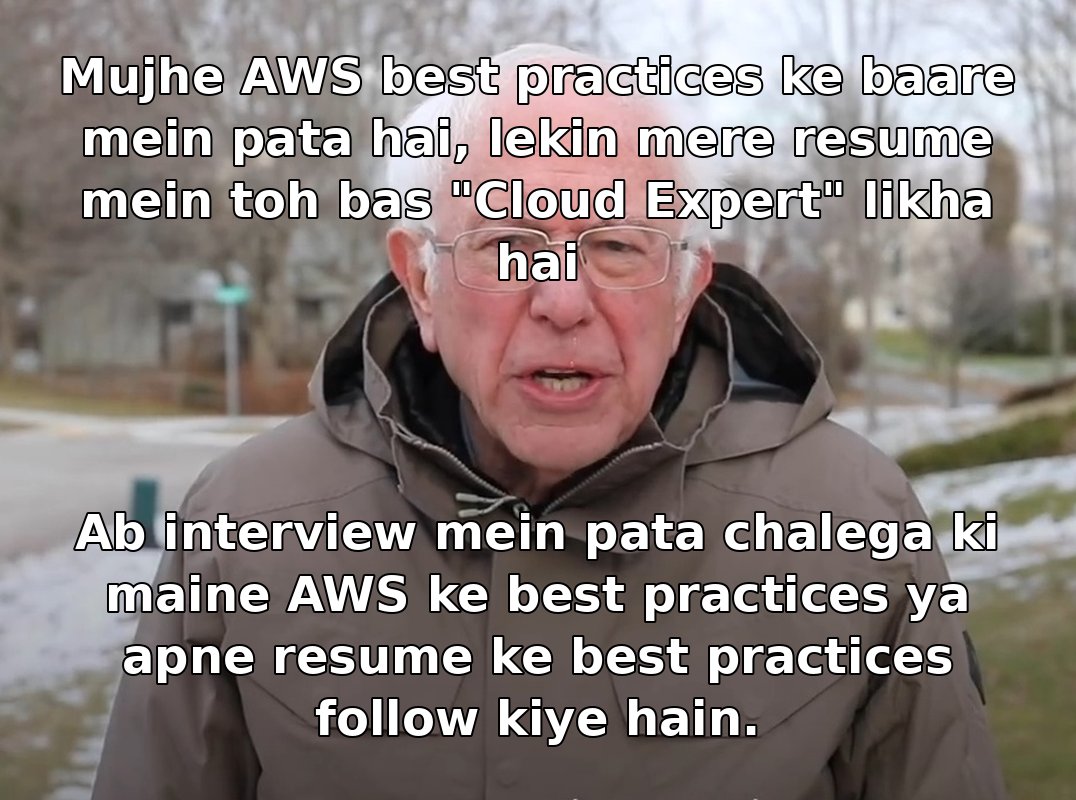 aryasoni98's tweet image. 📈 AWS best practices
#CloudComputingJobs #AWSbestpractices #CareerAdvice #TechCareers #JobSearchTips