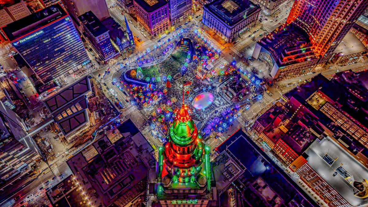 Merry Christmas and Happy Hanukkah from Downtown Cleveland! 🎄 Have a joyous day and festive season filled with special moments and memories. ❤️