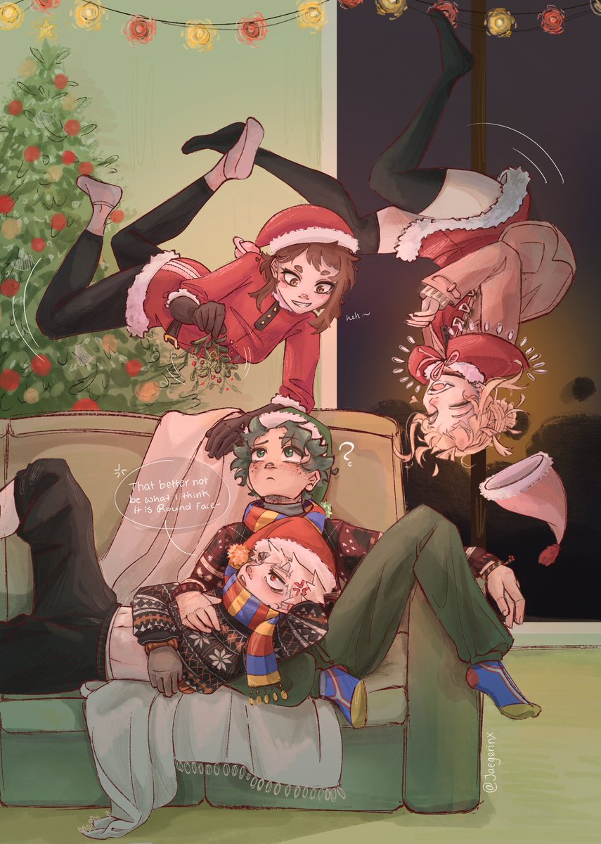 jaegerinx_'s tweet photo. Merry Christmas <3

#bnha #bkdk #tgchk #bakudeku #togachako https://t.co/pDxVWYeNHB
