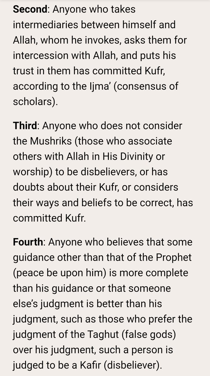 olat187's tweet photo. @Bighantyy @Jidejay_ Ten nullifiers of Islam(someone's faith) https://t.co/2Ouh0YM8Qn