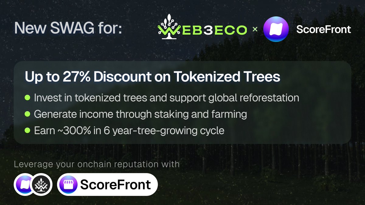 🏬 ScoreFront | Leveraging onchain reputation tweet media