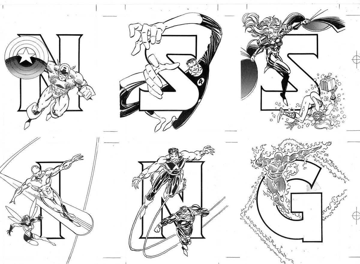 Erik Larsen holiday Marvel art. These remind me how much I love Larsen’s work