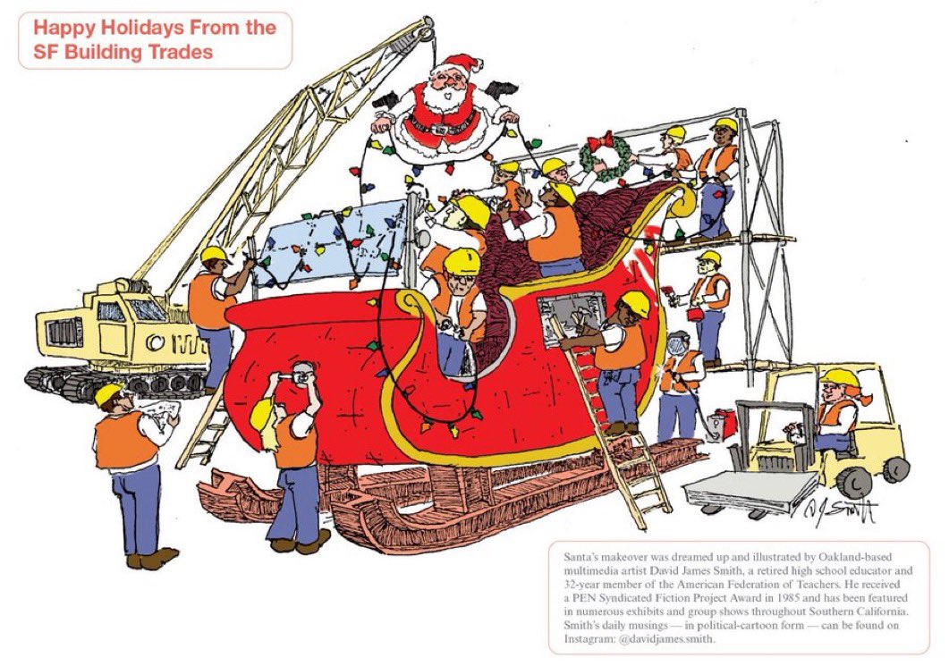 OrgLaborSF's tweet image. Merry Christmas from all of us at Organized Labor!
