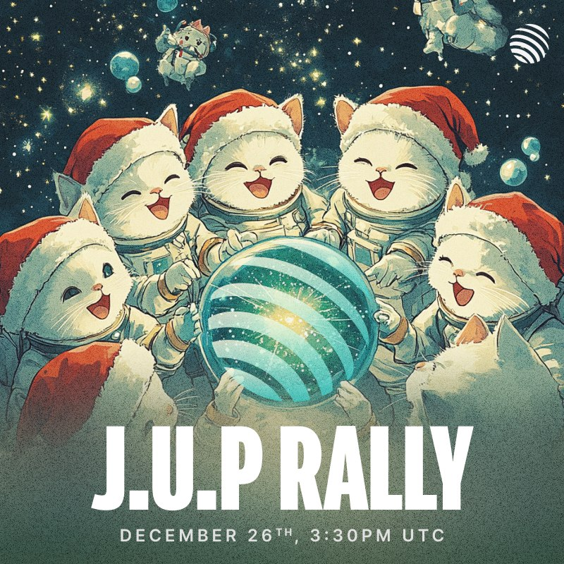 Tomorrow will be a huge day, we will see more details about Jupuary.

Are you ready? See you tomorrow guys🌲