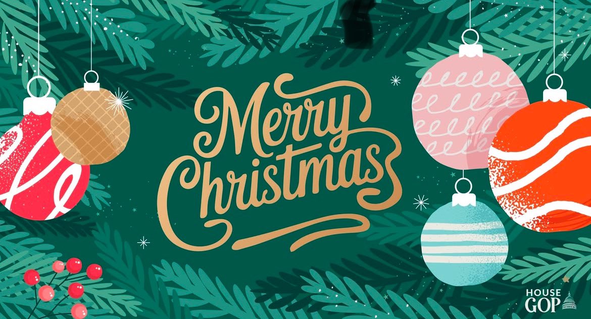 michaelcburgess's tweet image. Merry Christmas, #TX26!
Wishing you a joyous day with family, celebrating the birth of our Lord and Savior, the Prince of Peace.