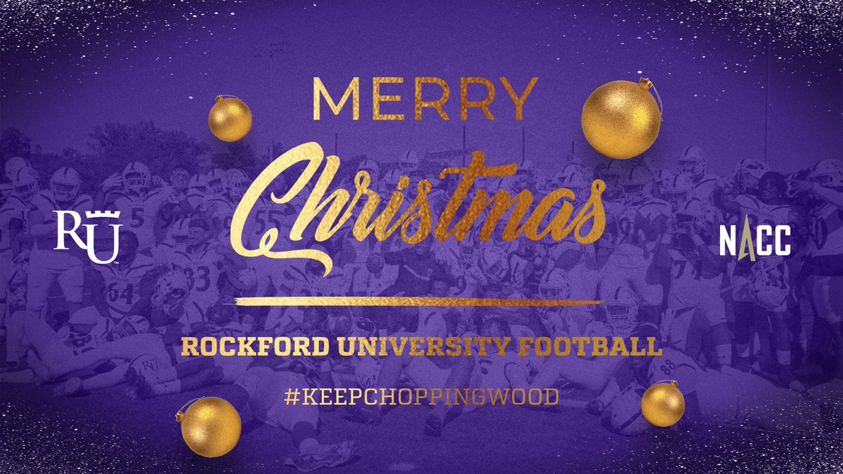 Coach Kalama Kaluhiokalani (@coach_kalamak) on Twitter photo Merry Christmas! May all have a joyful day with their family as we remember the blessing of our Saviors Birth.
<a href="/RockfordUFB/">Rockford U Football</a>
#KeepChoppingWood
🟣👑⚪️ Merry Christmas! May all have a joyful day with their family as we remember the blessing of our Saviors Birth.
<a href="/RockfordUFB/">Rockford U Football</a>
#KeepChoppingWood
🟣👑⚪️