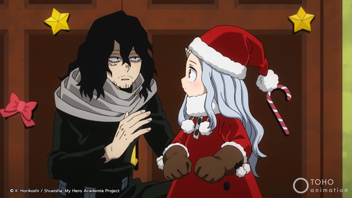 Crunchyroll's tweet image. Continuing the yearly tradition of watching this My Hero Academia Season 4 episode for Eri 🎄 @MHAOfficial