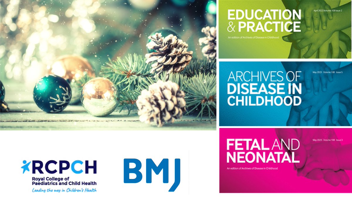 Wishing our readers a Merry Christmas

Thank you to all our readers, authors, reviewers and editors for all your efforts

Amazing community improving child health 💕 🎁