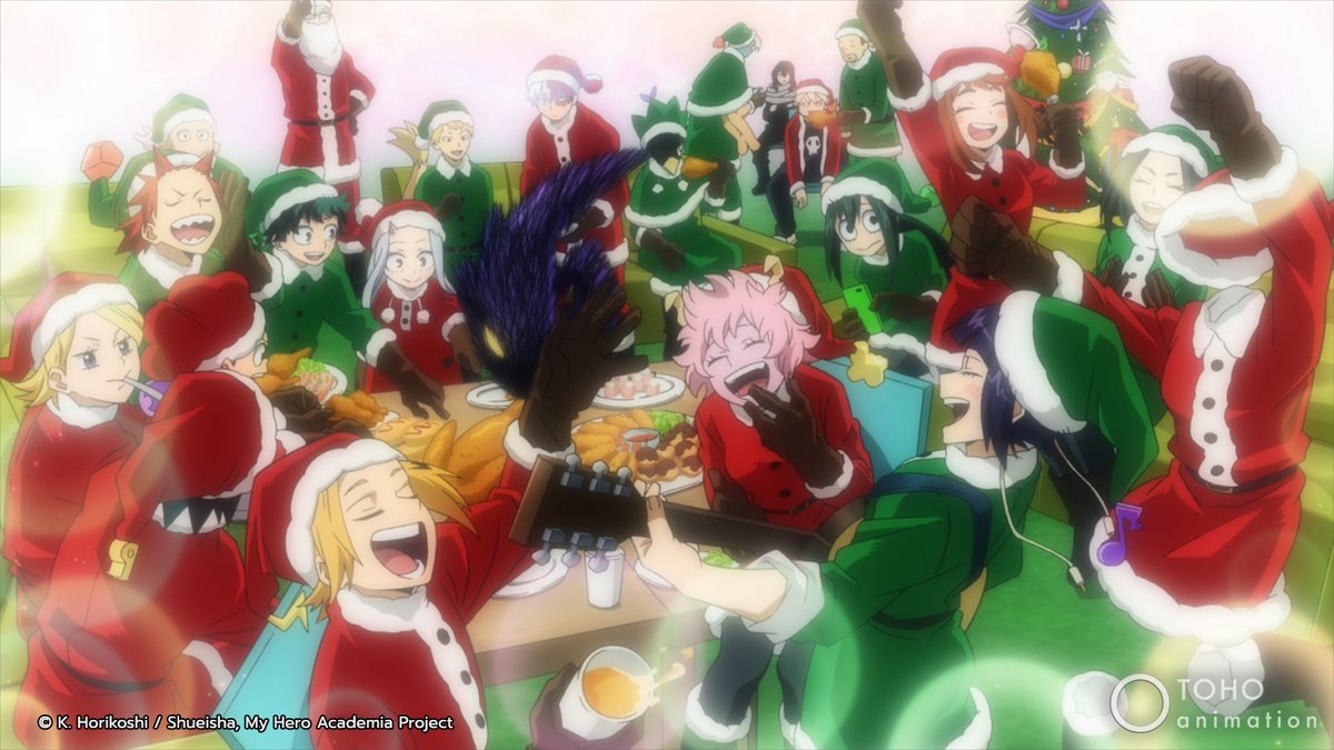 Crunchyroll's tweet image. Continuing the yearly tradition of watching this My Hero Academia Season 4 episode for Eri 🎄 @MHAOfficial